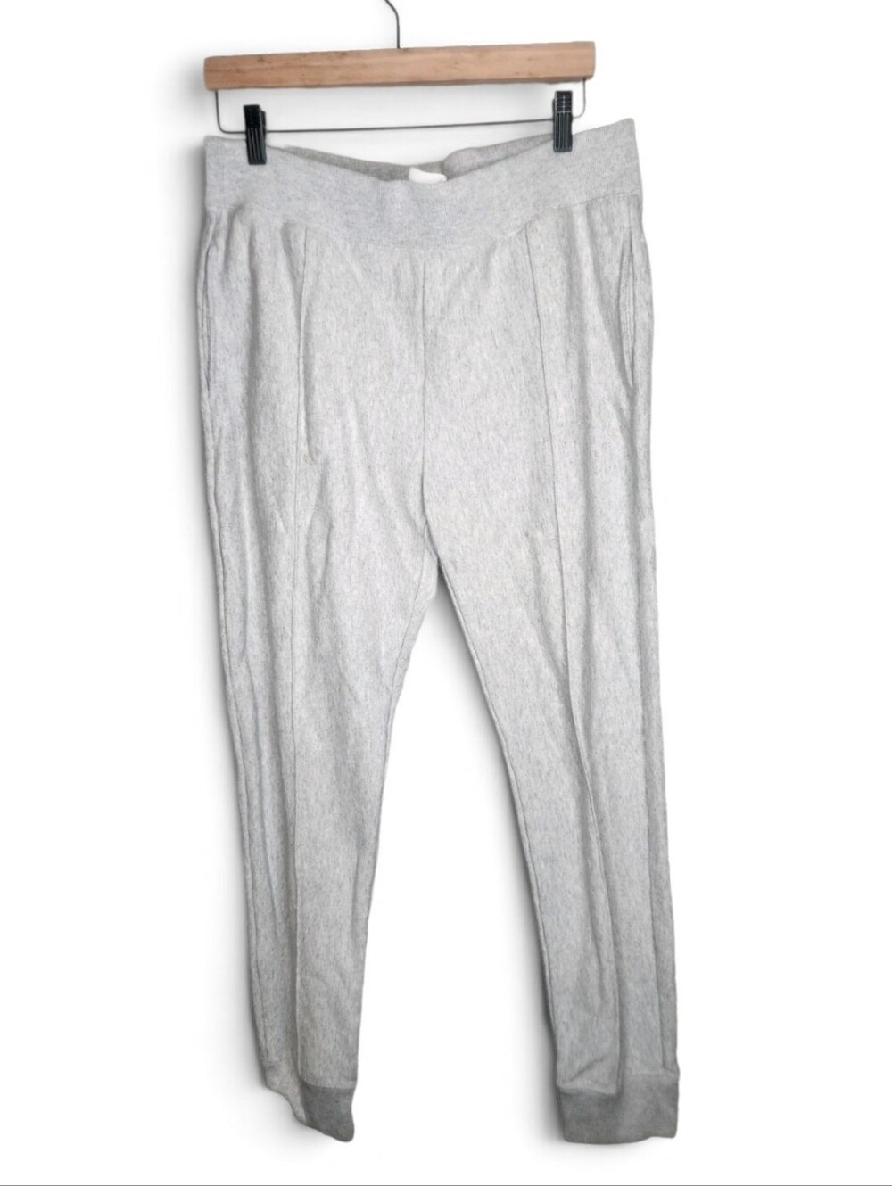 Champion Pintuck Jogger Sweatpants in Heather Gray Size XL